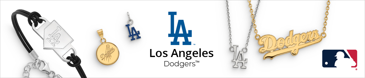 LogoArt 14K Gold Los Angeles Dodgers Extra-Small Pendant, Women's