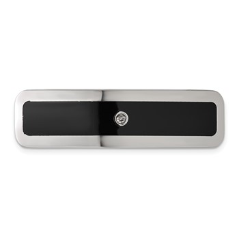 STEEL W/BLACK ENAMEL AND DIAMOND PLATE ELEMENT