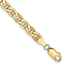 Image of 10K 4.75mm Semi-Solid Anchor Chain