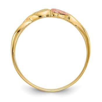 10k Tri-color Black Hills Gold Ring — alternate view