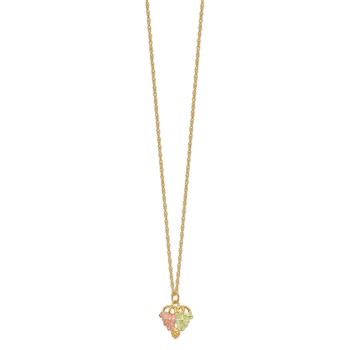 10k Tri-Color Black Hills Gold Necklace — alternate view