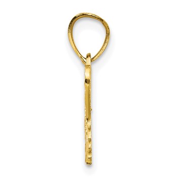 10k Diamond-Cut Butterfly Charm — alternate view