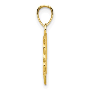 10k Dolphin Charm — alternate view