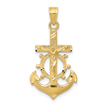 10k Mariner Crucifix Pendant