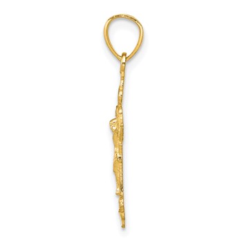 10k Crucifix Pendant — alternate view