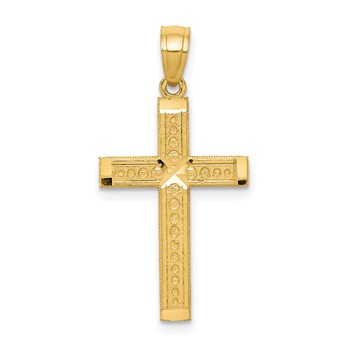 10k Cross Pendant