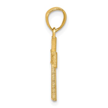 10k Cross Pendant — alternate view