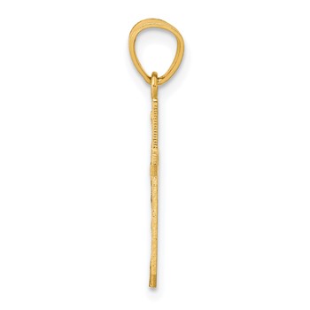 10k Cross Pendant — alternate view