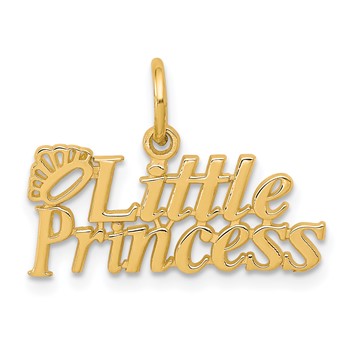 10k LITTLE PRINCESS with Crown Charm