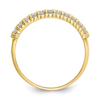 10k Fancy CZ Ring — alternate view