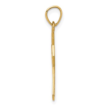 10k Reversible Cross Charm — alternate view