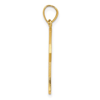 10K Passion Cross W/ JESUS Reversible Pendant — alternate view