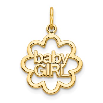 10k BABY GIRL Charm