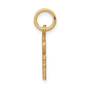 10K I HEART GOLF Charm — alternate view