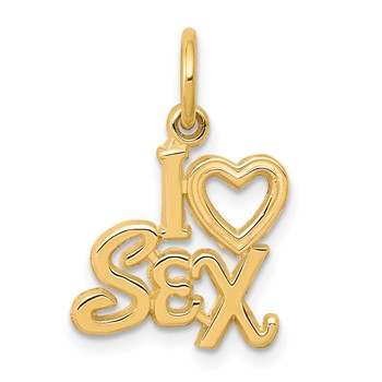 10k Talking - I HEART SEX Charm