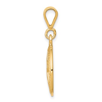 10K Star Of David Charm — alternate view