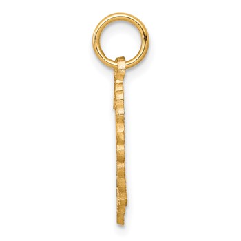 10k Heart Charm — alternate view