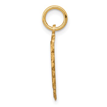 10k Heart Charm — alternate view