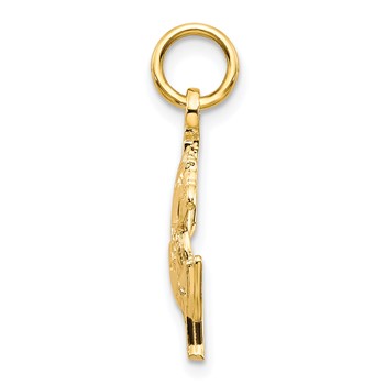 10k Solid Carousel Horse Charm — alternate view