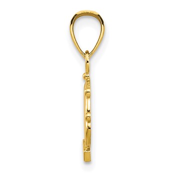 10k Crown Charm — alternate view