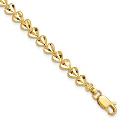 10k 20 inch 6.75mm Solid Miami Cuban Link with Lobster Clasp Chain — The  Gold Source Jewelry Store