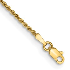 Image of 10k 1.50mm Regular Rope Chain