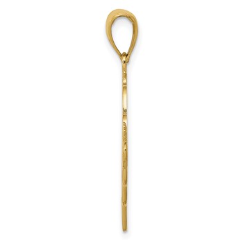 10K GRANDMA Birthstone Charm Holder Pendant — alternate view