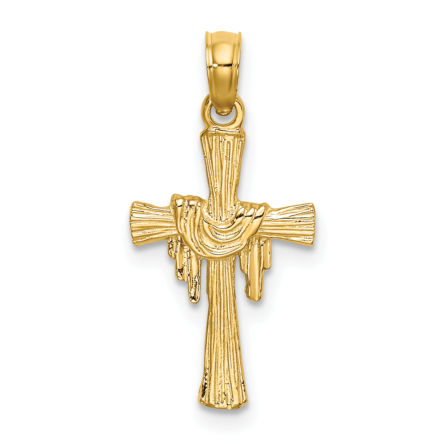 10K Cross with Drape Charm