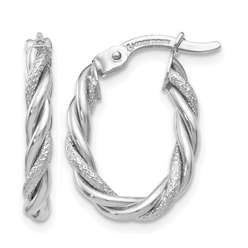 Leslie's 10K White Gold Earrings