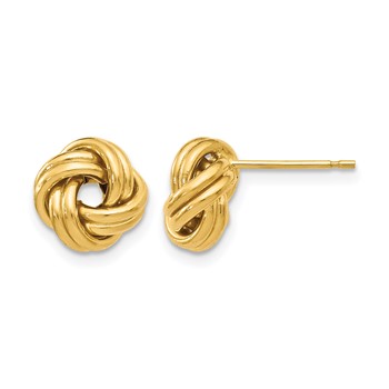 Leslie's 10K Polished Love Knot Post Earrings