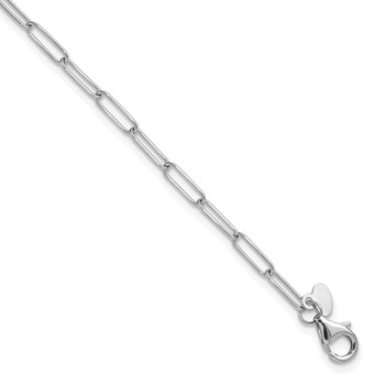 Leslie's 10K White Gold Polished Fancy Link Bracelet