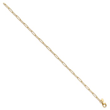 Leslie's 10K Polished Fancy Link Bracelet — alternate view