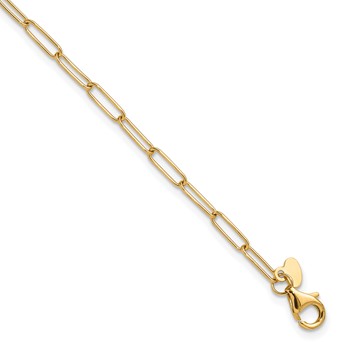 Leslie's 10K Polished Fancy Link Bracelet