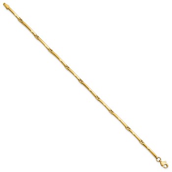 Leslie's 10K Polished Fancy Link Bracelet — alternate view