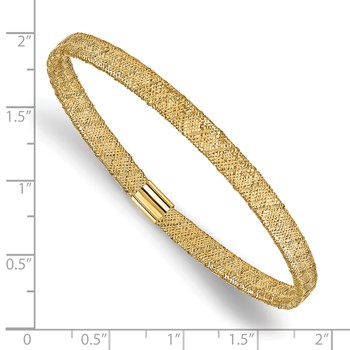 Leslie's 10K Fancy Stretch Bangle Bracelet — alternate view
