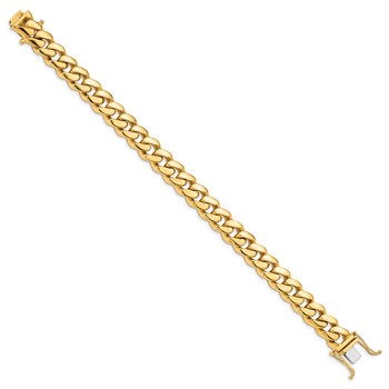 10k 10.7mm Hand-polished Miami Cuban Link Bracelet — alternate view
