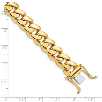 10k 10.7mm Hand-polished Miami Cuban Link Bracelet — alternate view