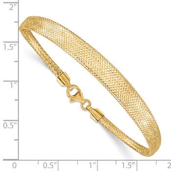 10k Stretch Mesh Graduated Bracelet — alternate view