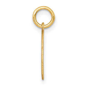 10K Plain .018 Gauge 12.2x12.2mm Circular Engravable Disc Charm — alternate view