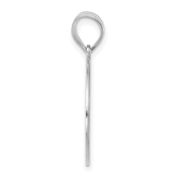 10k White Gold HOME/STATE Pendant — alternate view