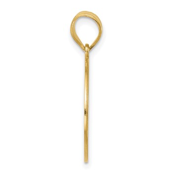 10k Yellow Gold HOME/STATE Pendant — alternate view