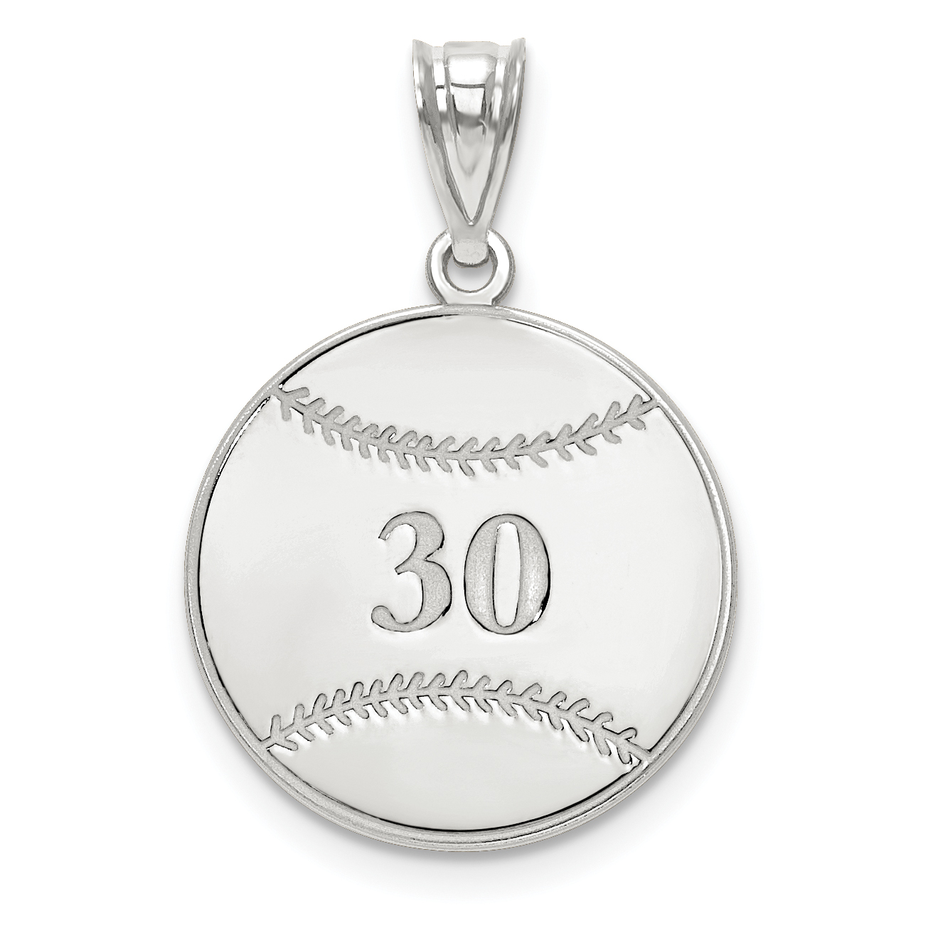 Baseball sale number pendants