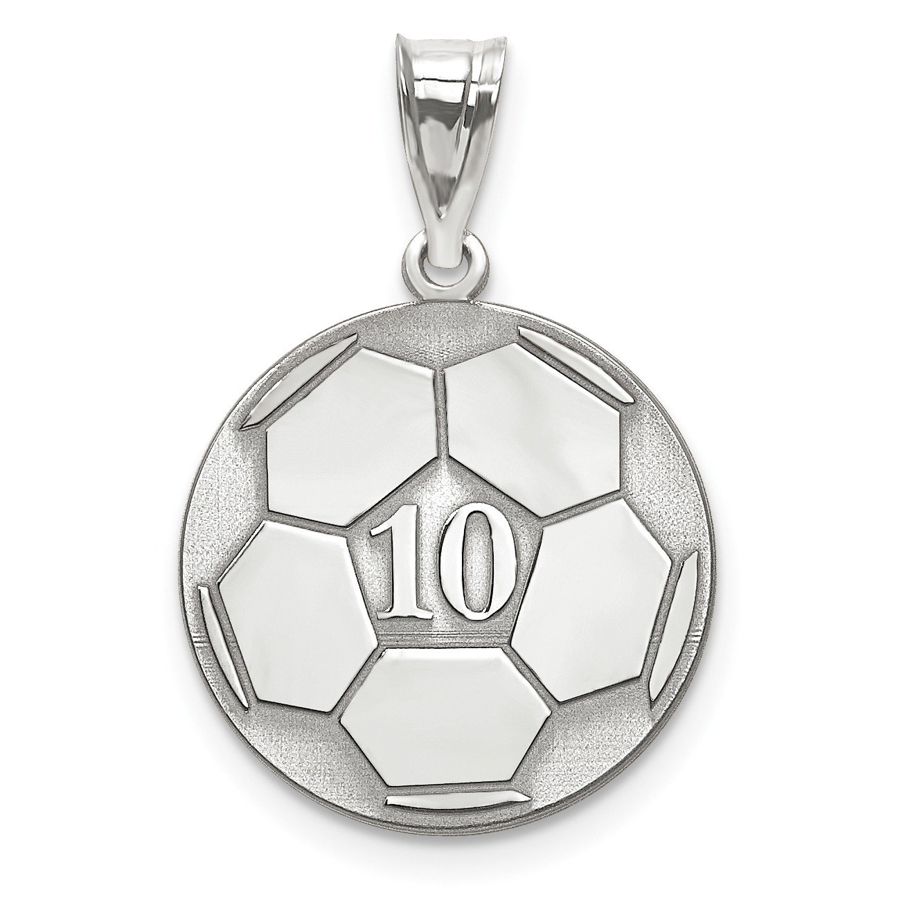 Sterling silver soccer hot sale ball charm