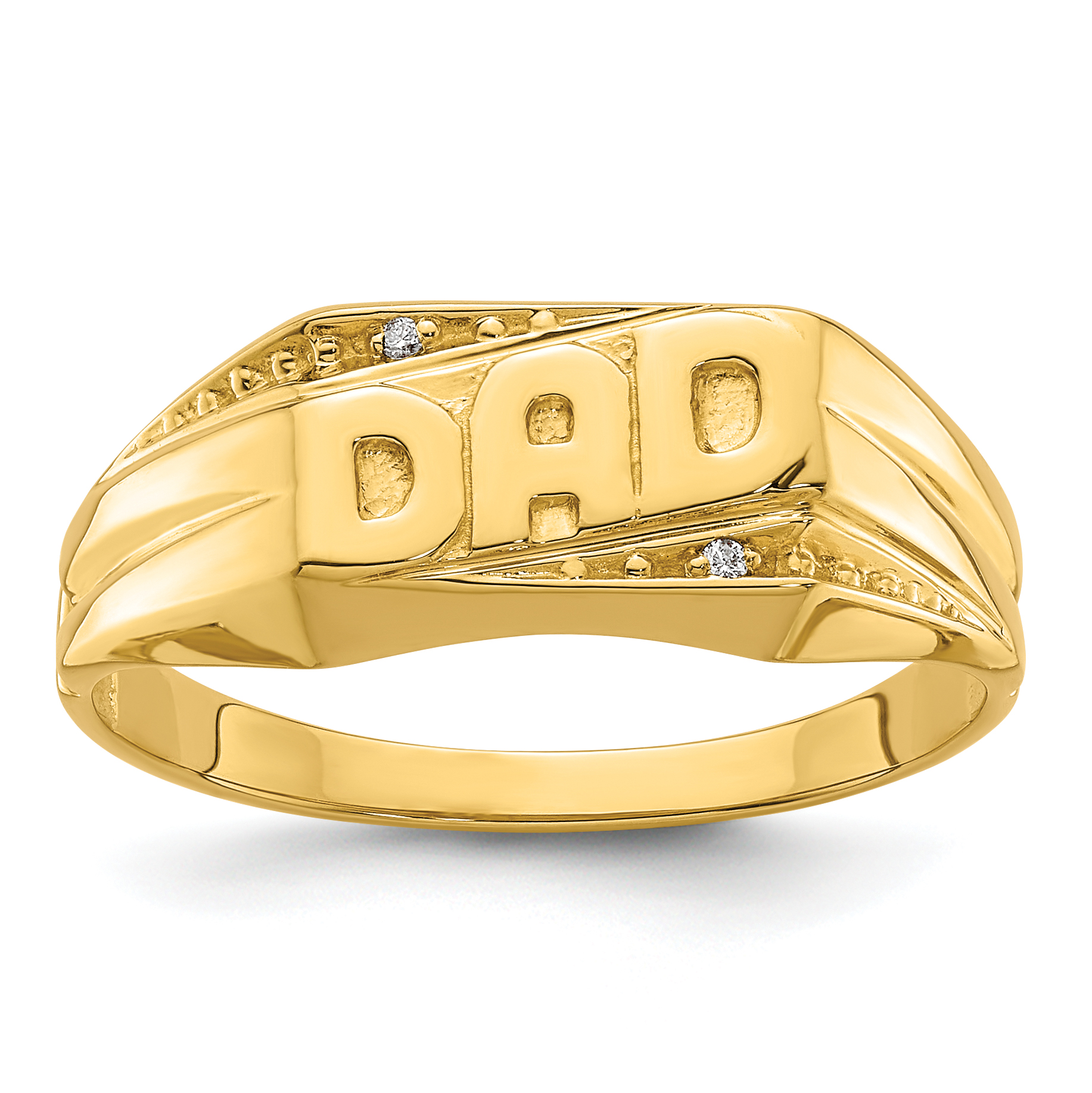 0.10ct Lab-Created Diamond Engagement & Wedding DAD Ring 10k Yellow Gold  Plated | eBay
