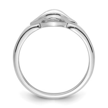10K White Gold Diamond Ring Mounting — alternate view