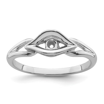 10K White Gold Diamond Ring Mounting