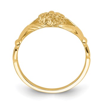 10K Claddagh Ring Mounting — alternate view