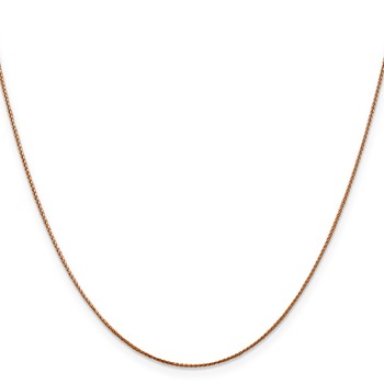 Leslie's 14K Rose Gold .8mm Spiga Chain — alternate view