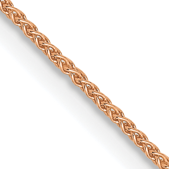 9ct White Gold Adjustable Dainty Spiga Chain | Ernest Jones