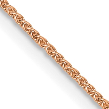 Leslie's 14K Rose Gold .8mm Spiga Chain